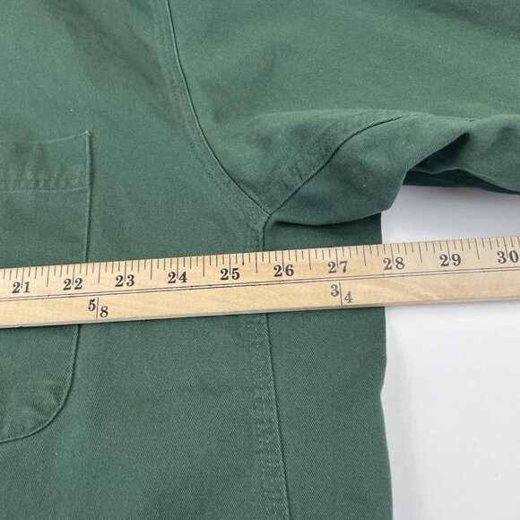 Wrangler Riggs Workwear Shirt Men's XXL Green Twill Button Down Long Sleeve - Picture 4 of 11